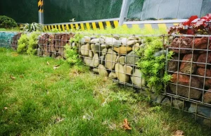 DIY Gabion Basket Retaining Wall