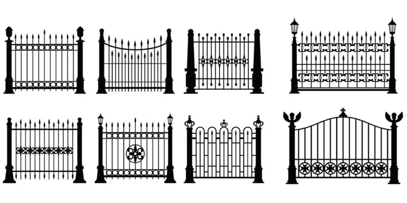 Wrought Iron Fence Type