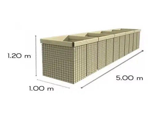 Hesco Barrier Sizes