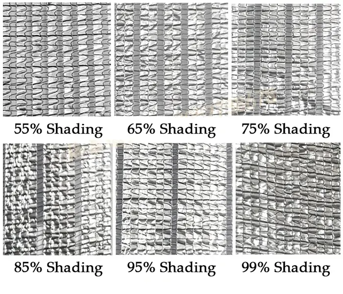 Aluminium Foil Sun Shade Net 14