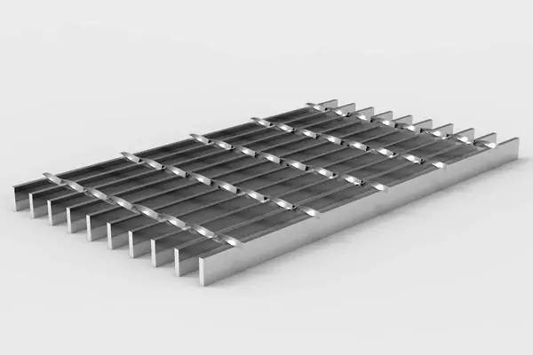 Light duty stainless steel grating